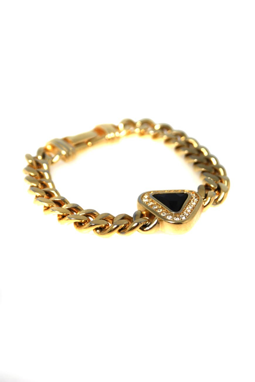 Gold Swarovski Bright Pastel Crystal Link Bracelet – 24 Wishes Vintage  Jewelry
